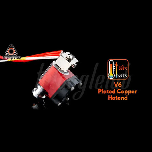 V6 Plated Copper / Titanium Alloy Hotend Kit      3DPrintiverse.com
