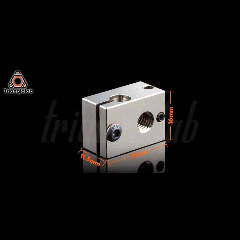 V6 Plated Copper / Titanium Alloy Hotend Kit      3DPrintiverse.com