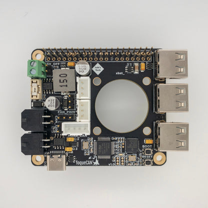 ToqueCAN: Pi Toque With 2x CAN, 3 Port USB Hub and 24V>5V@5A Regulator      3DPrintiverse.com