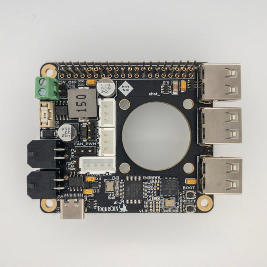 ToqueCAN: Pi Toque With 2x CAN, 3 Port USB Hub and 24V>5V@5A Regulator      3DPrintiverse.com