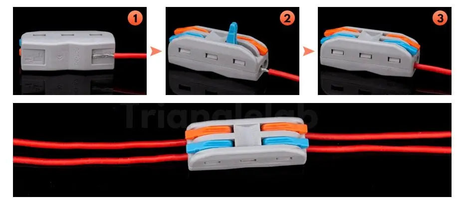 5-5 Fast Wire Cable Connectors / Wago Connector      3DPrintiverse.com