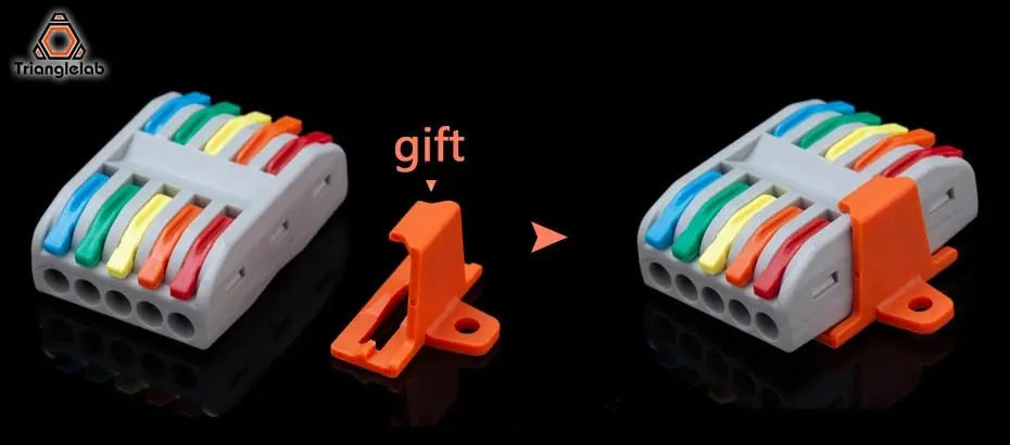 5-5 Fast Wire Cable Connectors / Wago Connector      3DPrintiverse.com