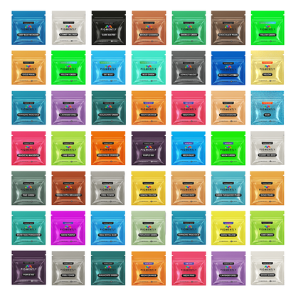 51 Mega Bundle Epoxy Powder Pigments   Epoxy Colors   3DPrintiverse.com