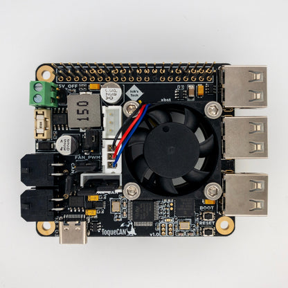 ToqueCAN: Pi Toque With 2x CAN, 3 Port USB Hub and 24V>5V@5A Regulator      3DPrintiverse.com
