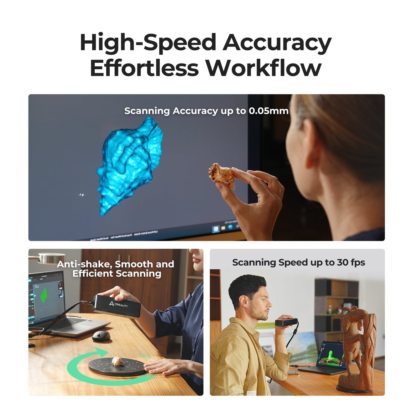 (🔥 Hot Sale) Otter Lite/Basic  3D Scanner Creality Official Store