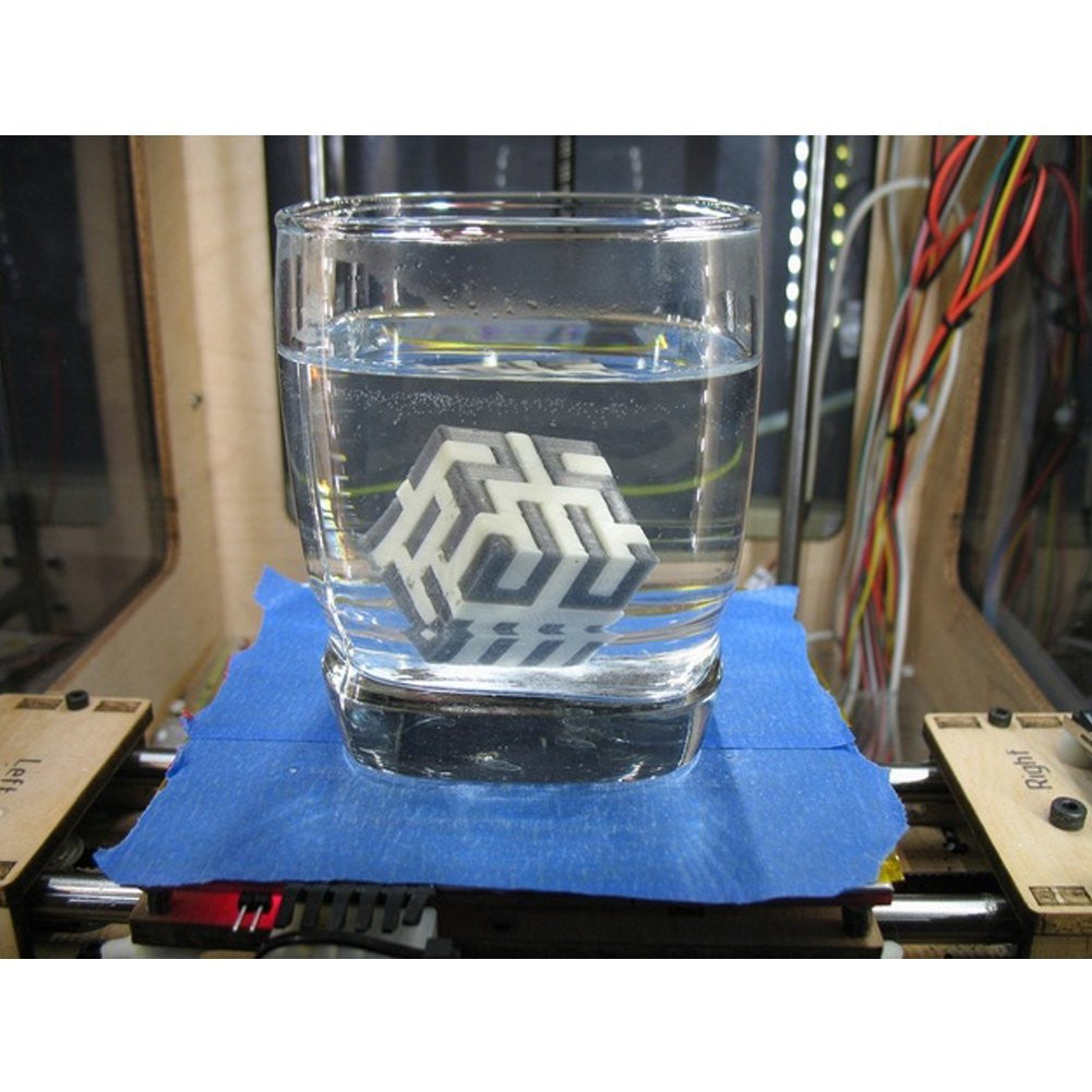 Natural, Water Soluble PVA 1.75mm Filament 0.5kg/1.1lb   Filament   3DPrintiverse.com