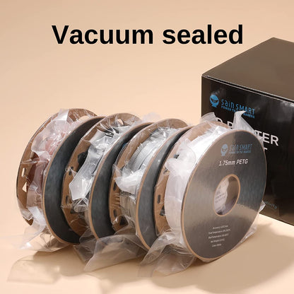 Black, White, Brown, Silver 1.75mm PRO-3 PETG Filament, 500g x 4pack   Filament   3DPrintiverse.com