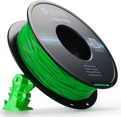 Neon Green, Cyberpunk Color TPU Filament 1.75mm 0.8kg/1.76lb   Filament   3DPrintiverse.com