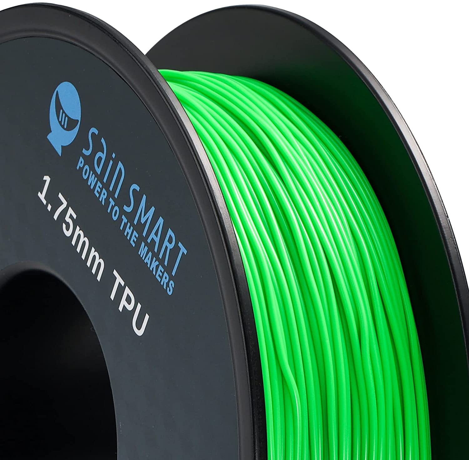 Neon Green, Cyberpunk Color TPU Filament 1.75mm 0.8kg/1.76lb   Filament   3DPrintiverse.com