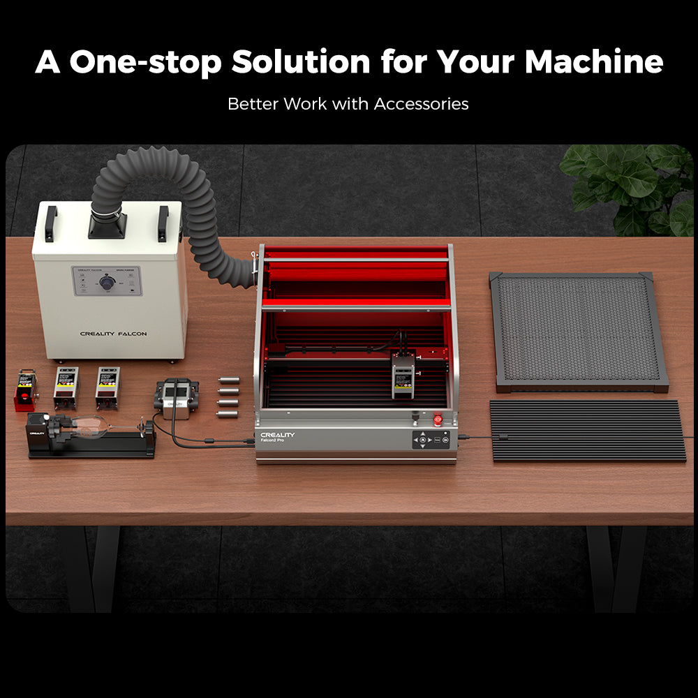 Falcon2 Pro Enclosed Laser Engraver & Cutter Creality Official Store
