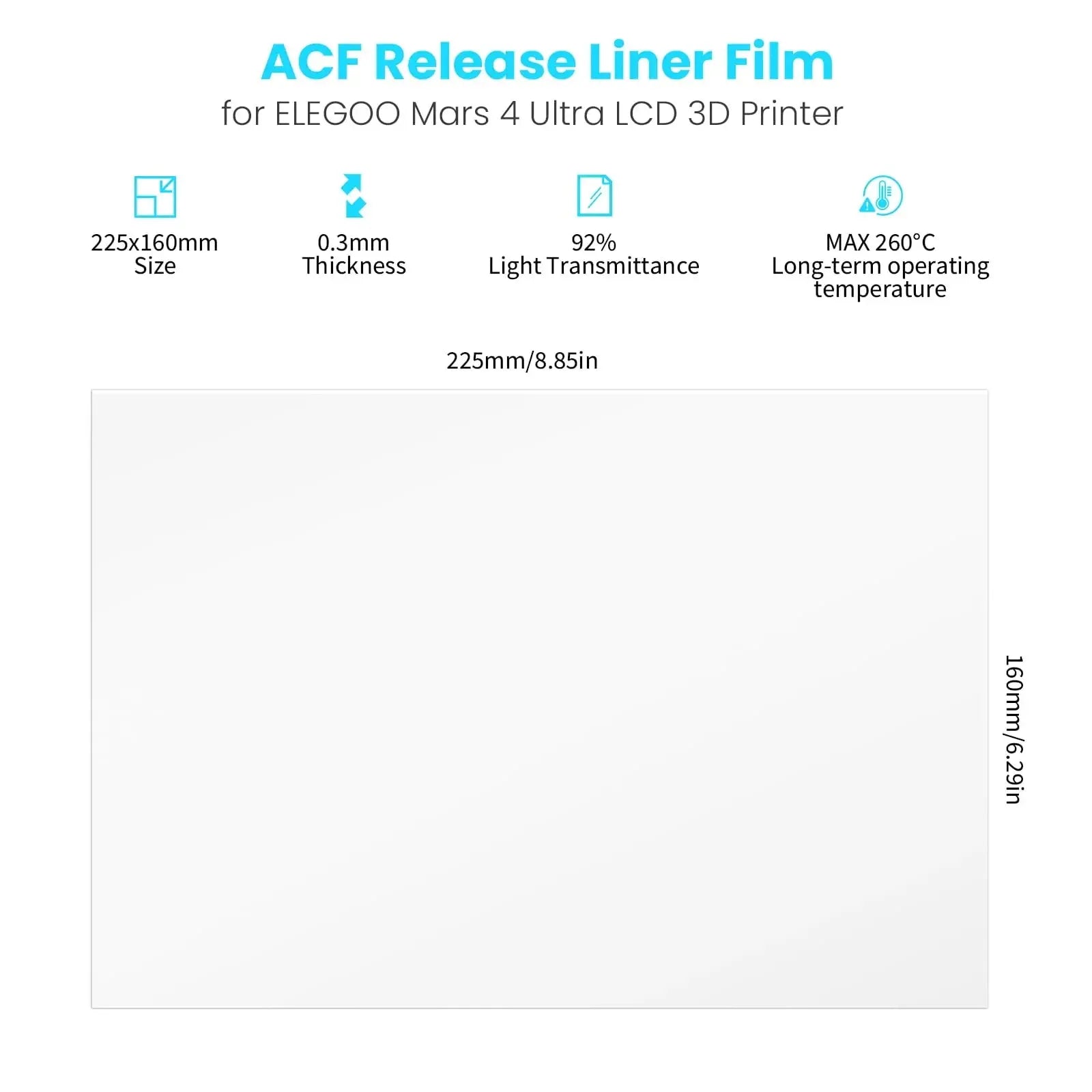 ACF Film For Mars 4 Ultra (5 Pcs)   Printer Parts   3DPrintiverse.com