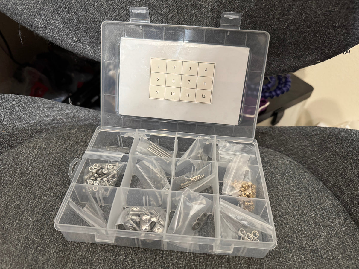 Box Turtle Stainless Fastener Kit      3DPrintiverse.com