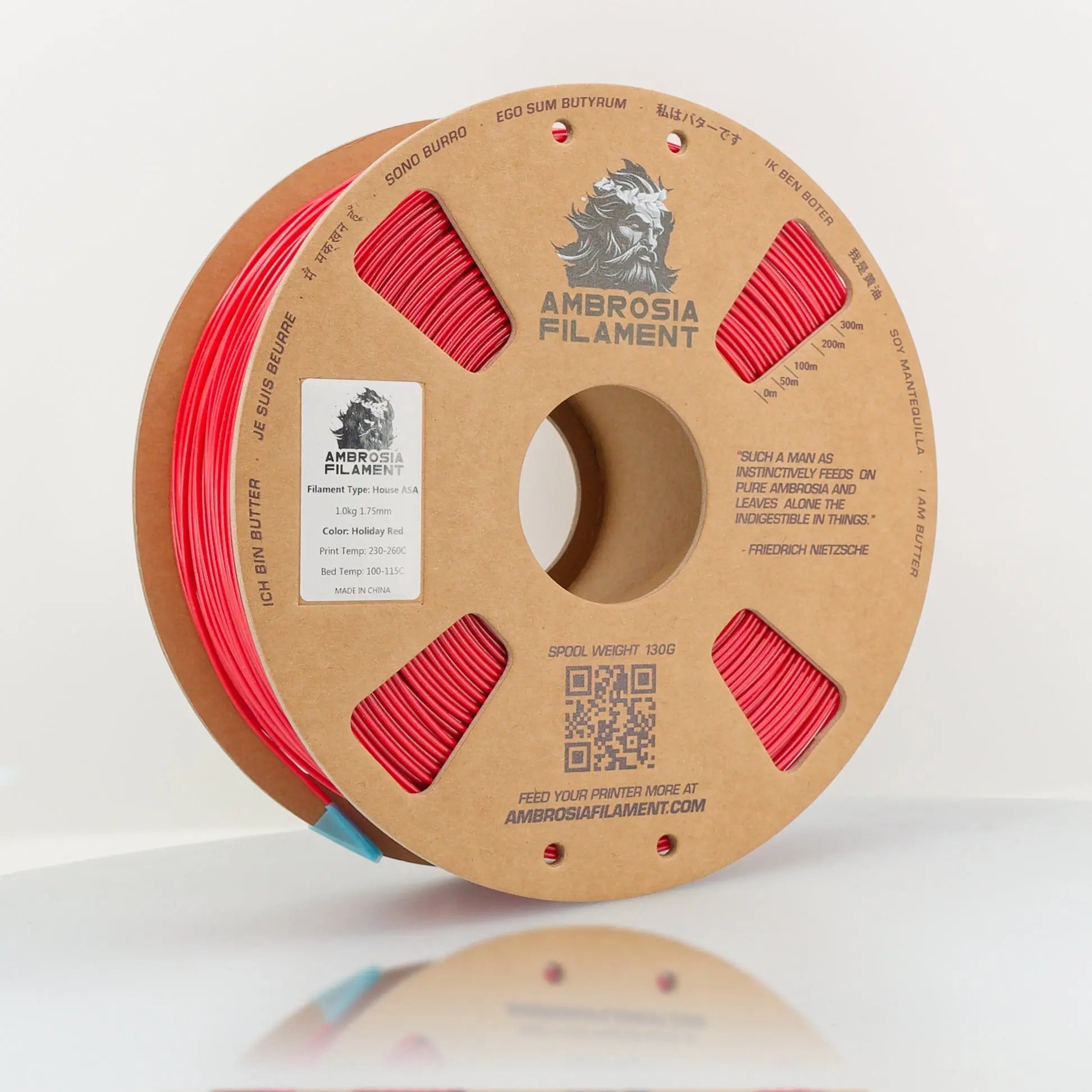 AMBROSIA ASA Galactic Filament of the Gods (Glitter / Sparkle) - 1KG Bambu AMS Friendly Cardboard Spools Premium 3D Printing Filament   Filament  23.99 3DPrintiverse.com