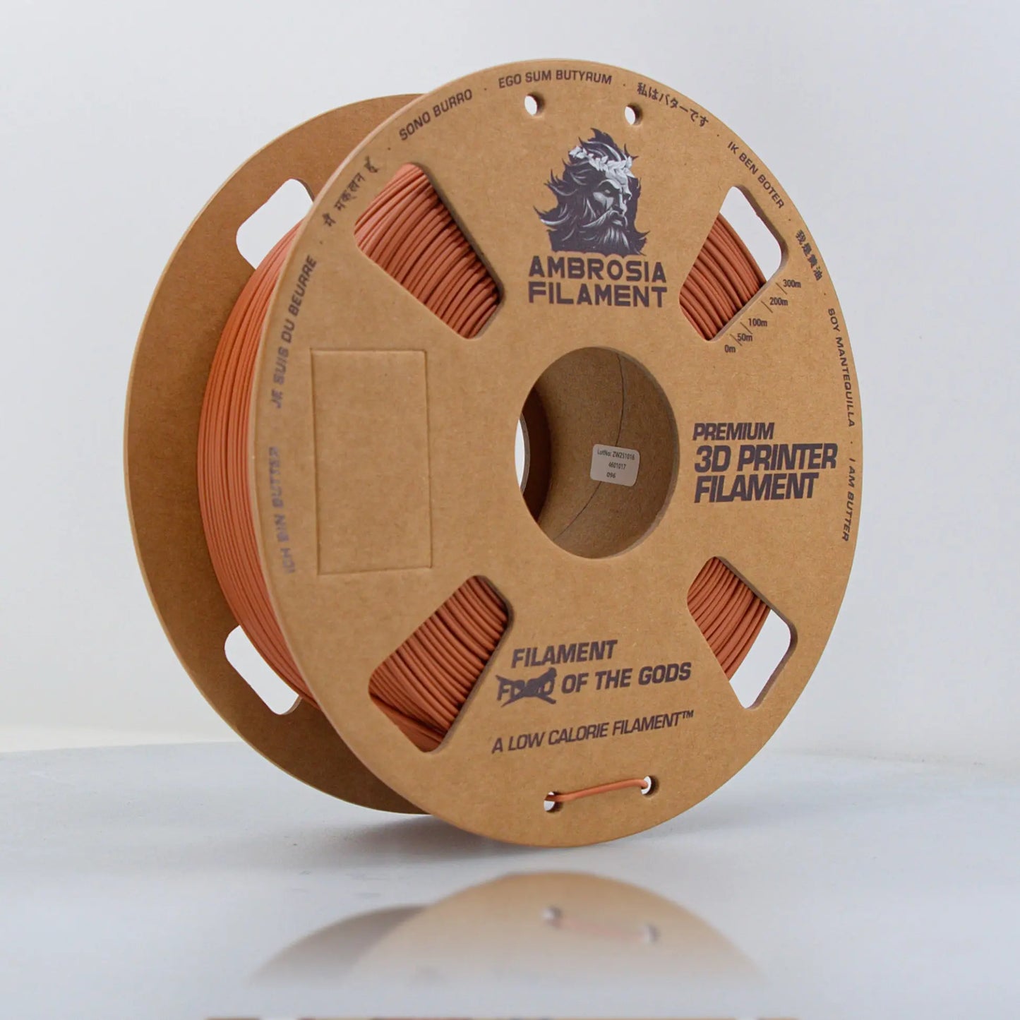 AMBROSIA PLA Filament of the Gods - 1KG Bambu AMS Friendly Cardboard Spools Premium 3D Printing Filament   Filament  19.99 3DPrintiverse.com