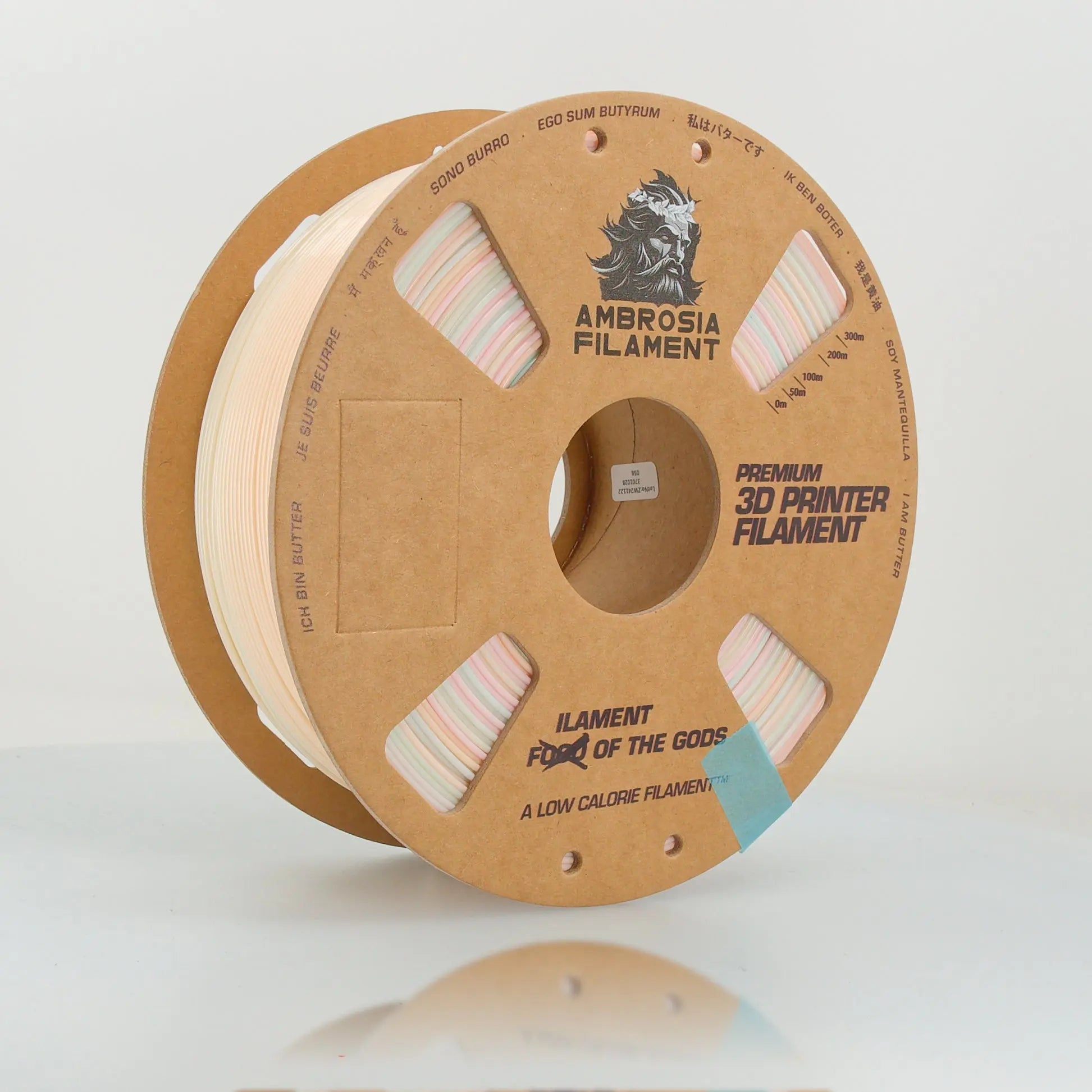 AMBROSIA PLA Filament of the Gods - 1KG Bambu AMS Friendly Cardboard Spools Premium 3D Printing Filament   Filament  19.99 3DPrintiverse.com