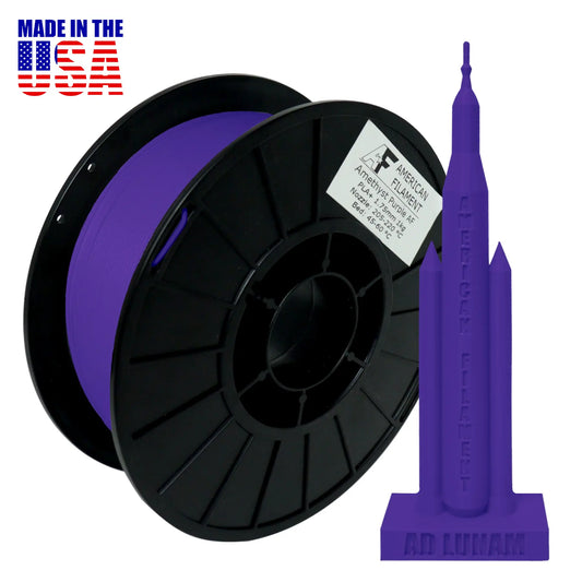 Amethyst Purple AF 1.75mm PLA+ Filament Made in the USA!   PLA+ Filament   3DPrintiverse.com