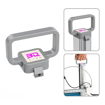 BIQU Panda Hue OTG - CNC Machined DIY Translucent Handle with LED for lifting and hiding wires on A1 Mini   3D Printer Accessories   3DPrintiverse.com