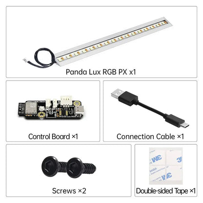 BIQU Panda Lux RGB Kit PX – ESP32 Smart Control, Magnetic Mount, High-Brightness RGBW, Printer Status Sync   3D Printer Accessories   3DPrintiverse.com