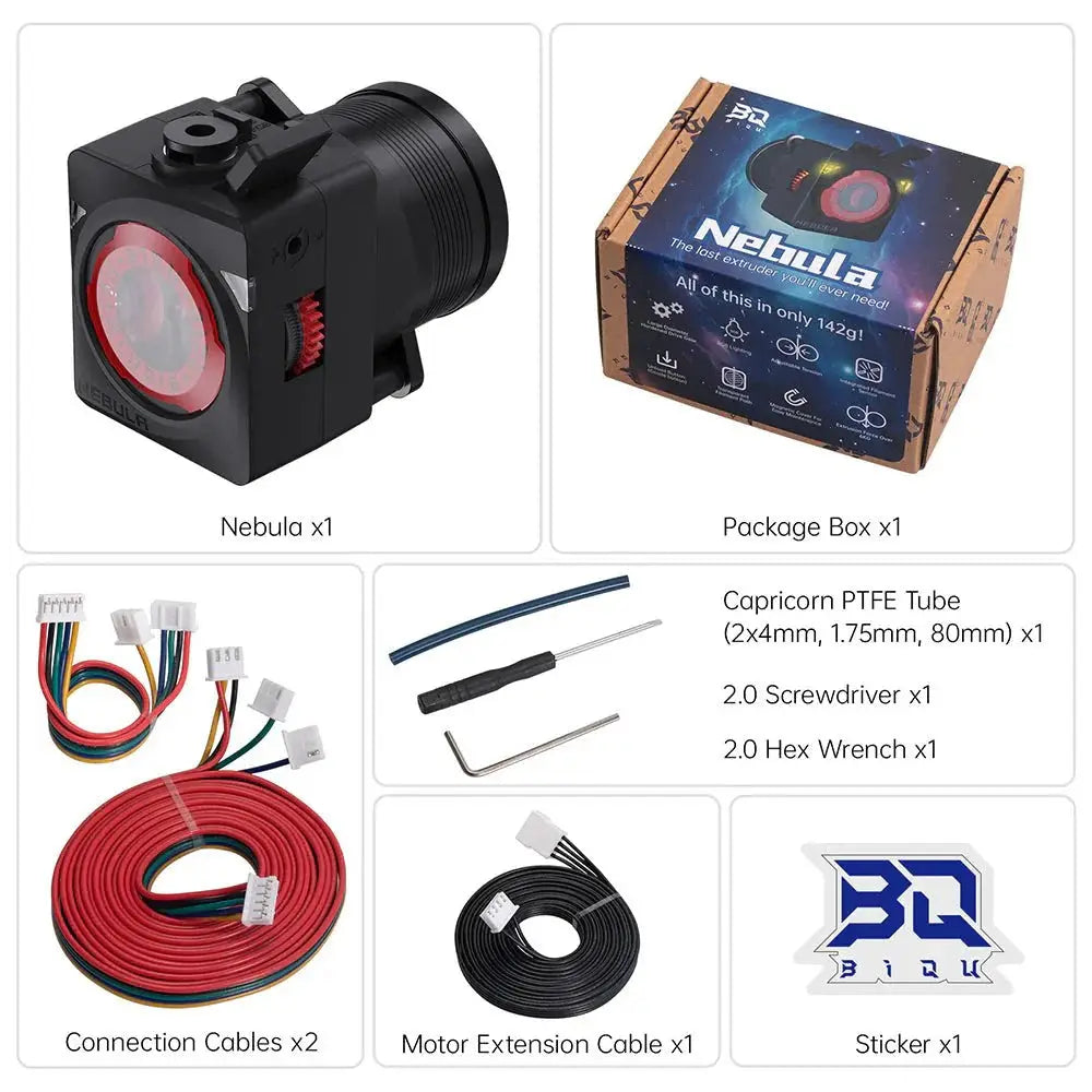 Biqu Nebula Dual Gear Extruder   Extruder Components   3DPrintiverse.com