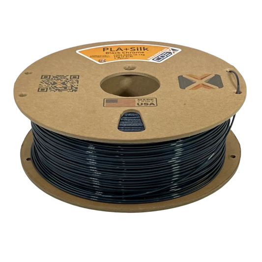 Black Chrome PLA+Silk   PLA+Silk   3DPrintiverse.com