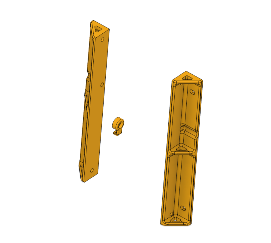 Enclosed VFD Side-Mount Brackets   Spindle Accessory   3DPrintiverse.com