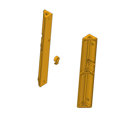 Enclosed VFD Side-Mount Brackets   Spindle Accessory   3DPrintiverse.com