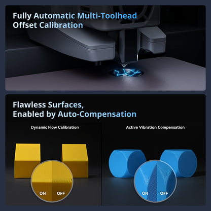 Flashforge Creator 5 automatic multi-toolhead offset calibration