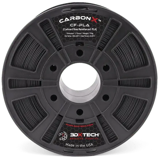 CarbonX PLA+CF 3D Printer Filament by 3DXTech Made in USA 750g   Filament  34.99 3DPrintiverse.com