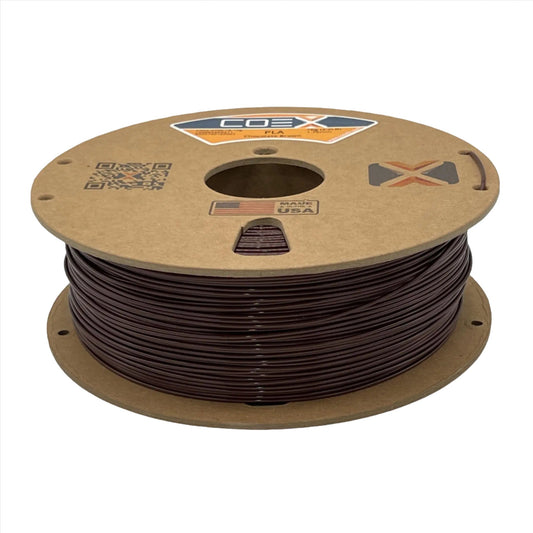 Chocolate Brown PLA COEX 3D