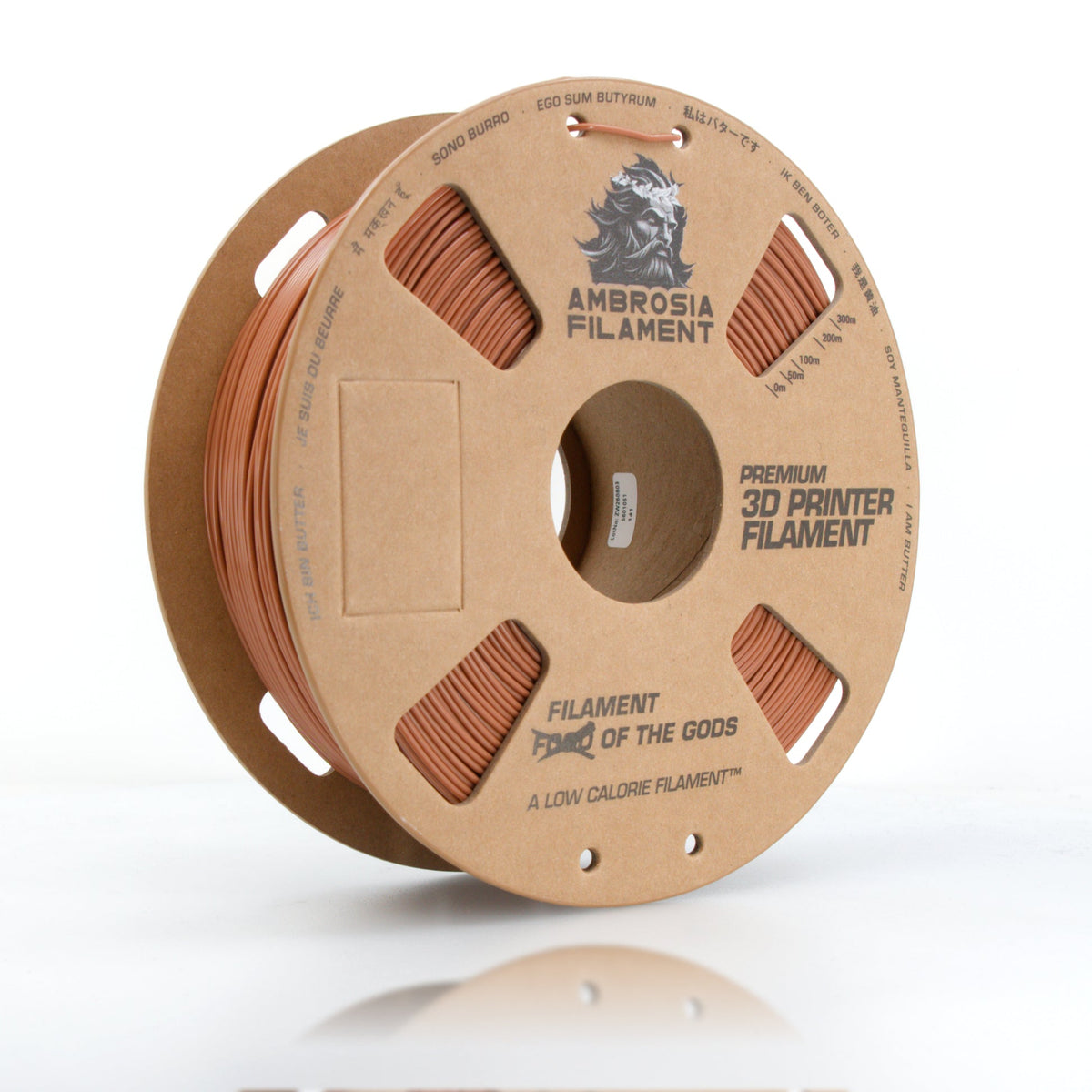 AMBROSIA ASA Filament of the Gods - 1KG Bambu AMS Friendly Cardboard Spools Premium 3D Printing Filament House ASA   Filament   3DPrintiverse.com