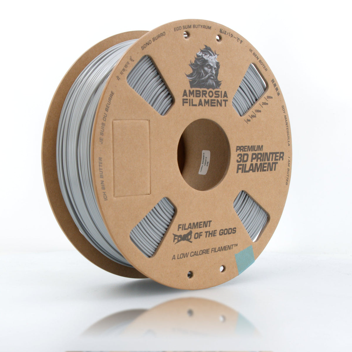 AMBROSIA ASA Filament of the Gods - 1KG Bambu AMS Friendly Cardboard Spools Premium 3D Printing Filament House ASA   Filament   3DPrintiverse.com