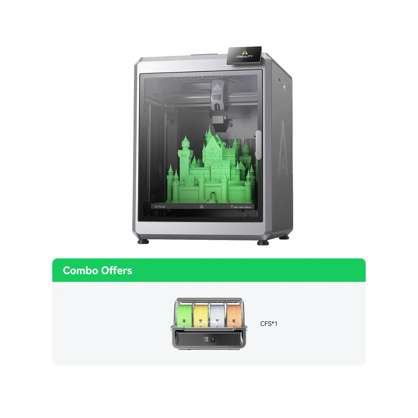 Creality K2 Plus 3D Printer      3DPrintiverse.com