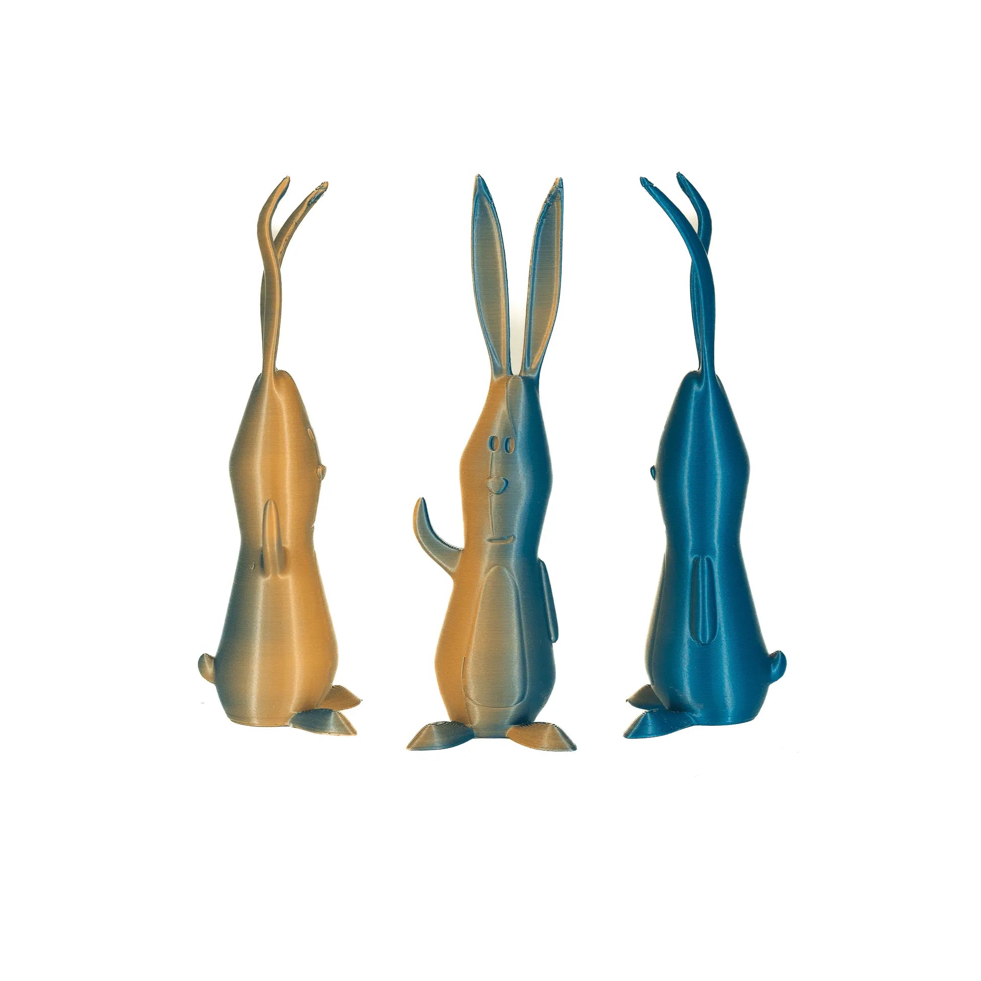 Dual-Color Silk PLA+, Silky Blue Orange Theory, 1.75mm
