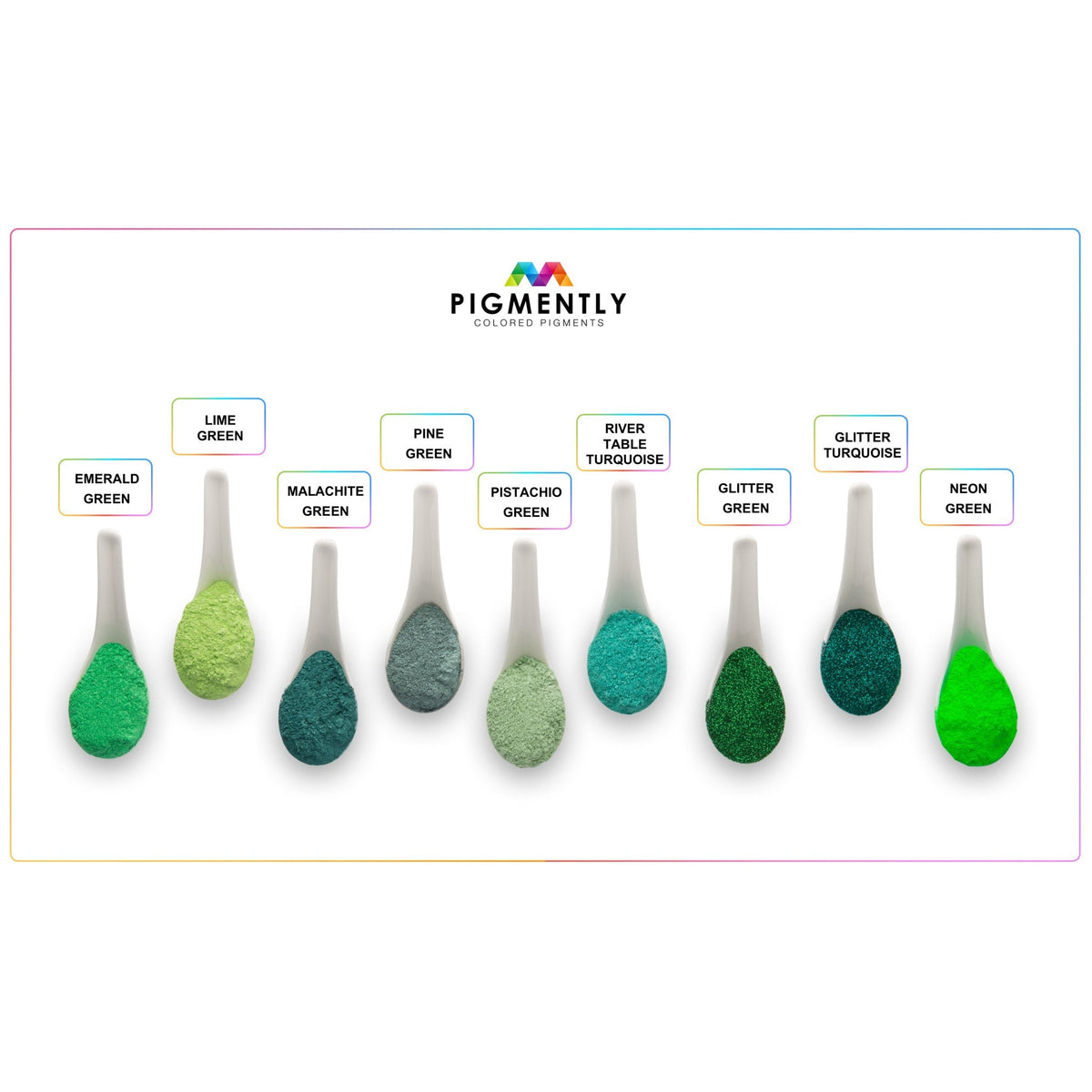 Emerald Green Epoxy Powder Pigment   Epoxy Colors   3DPrintiverse.com