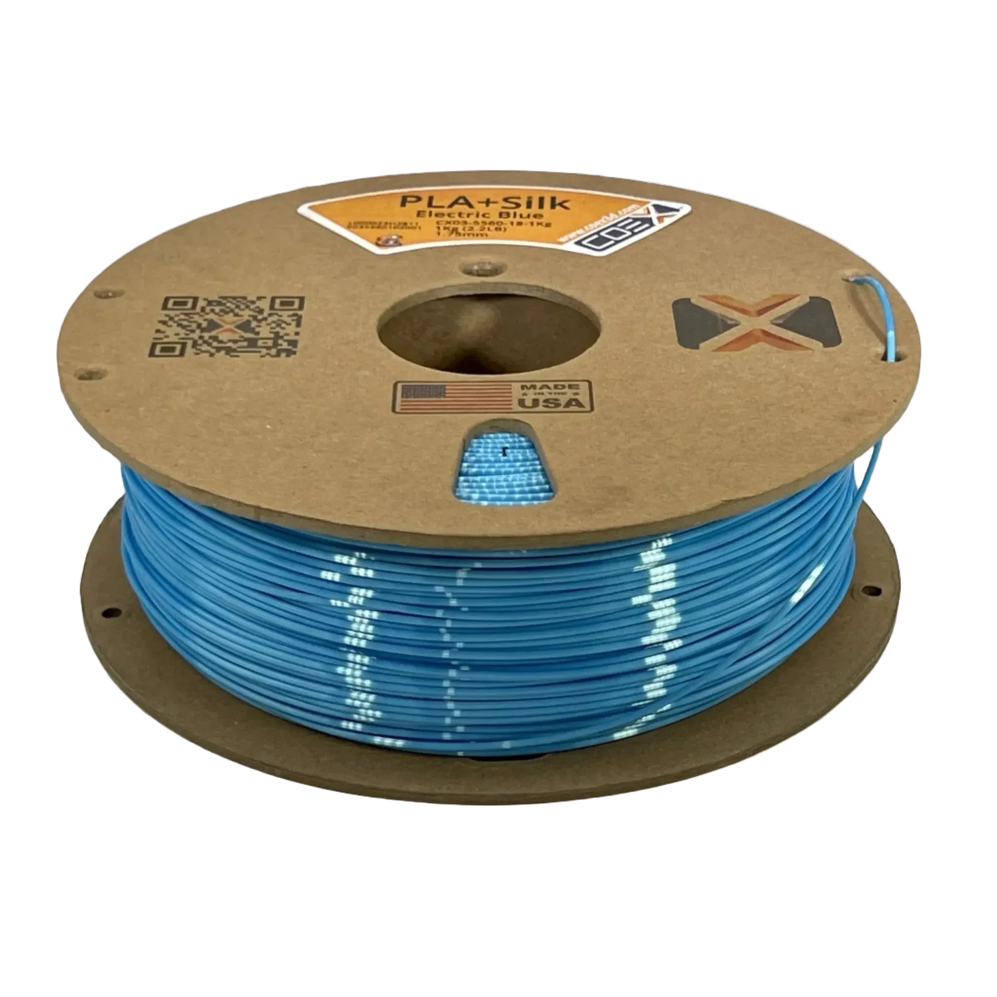 Electric Blue PLA+Silk