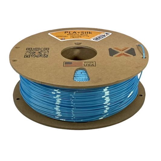 Electric Blue PLA+Silk   PLA+Silk   3DPrintiverse.com