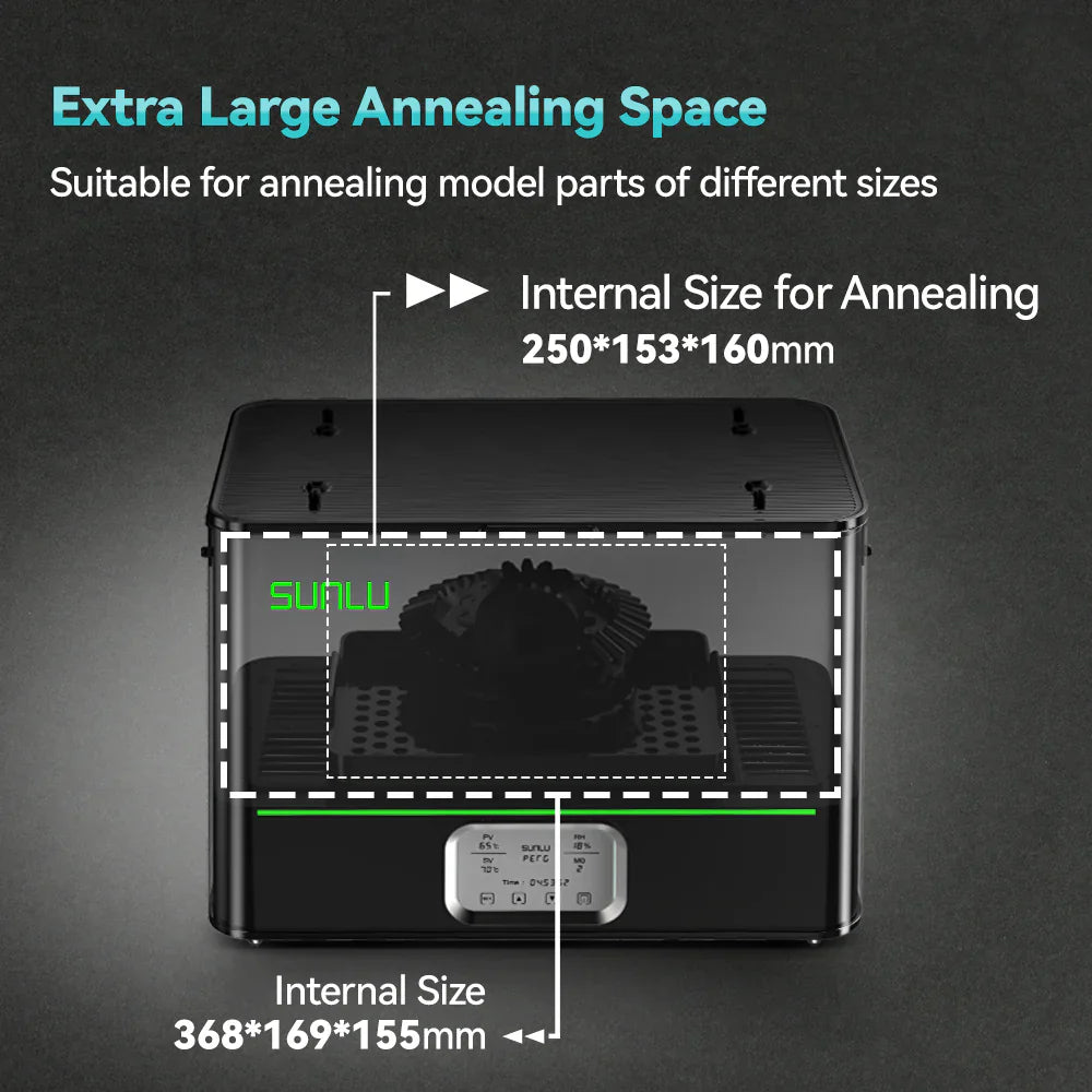 SUNLU FilaDryer E2, Professional Drying and Annealing, Up to 110℃/230°F, Born for Engineering 3D Printing Filaments   Filament   3DPrintiverse.com