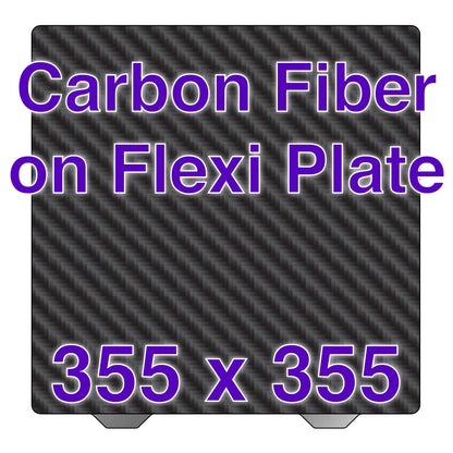 Flexi Plate with Carbon Fiber - Sovol SV08 - 355 x 355   Carbon Fiber on Flexi Plate   3DPrintiverse.com