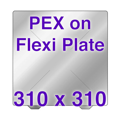 Flexi Plate with PEX - Creality CR-10 & CR-10S - 310 x 310   PEX on Flexi Plate   3DPrintiverse.com