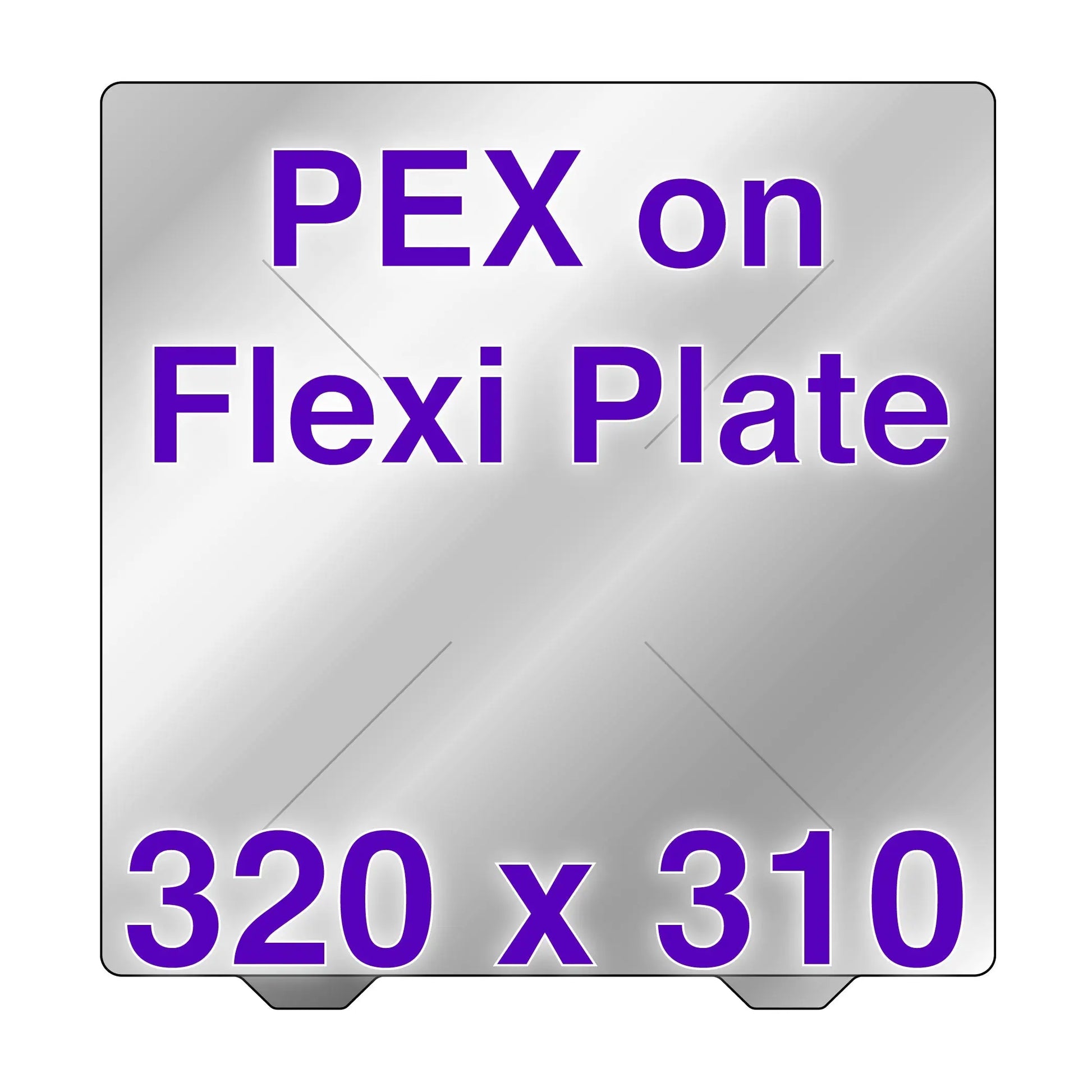 Flexi Plate with PEX - Creality CR-10S Pro - 320 x 310   PEX on Flexi Plate   3DPrintiverse.com