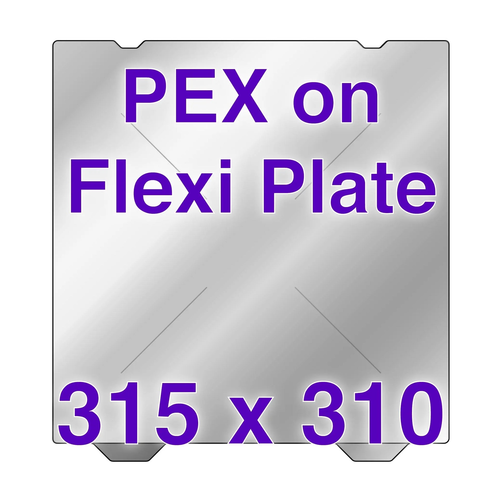 Flexi Plate with PEX - Creality Ender 3 S1 Plus and K1 Max - 315 x 310   PEX on Flexi Plate   3DPrintiverse.com
