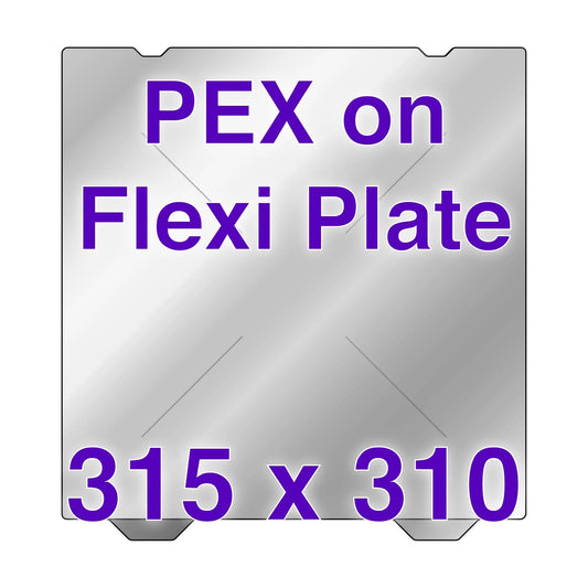 Flexi Plate with PEX - Creality Ender 3 S1 Plus and K1 Max - 315 x 310   PEX on Flexi Plate   3DPrintiverse.com