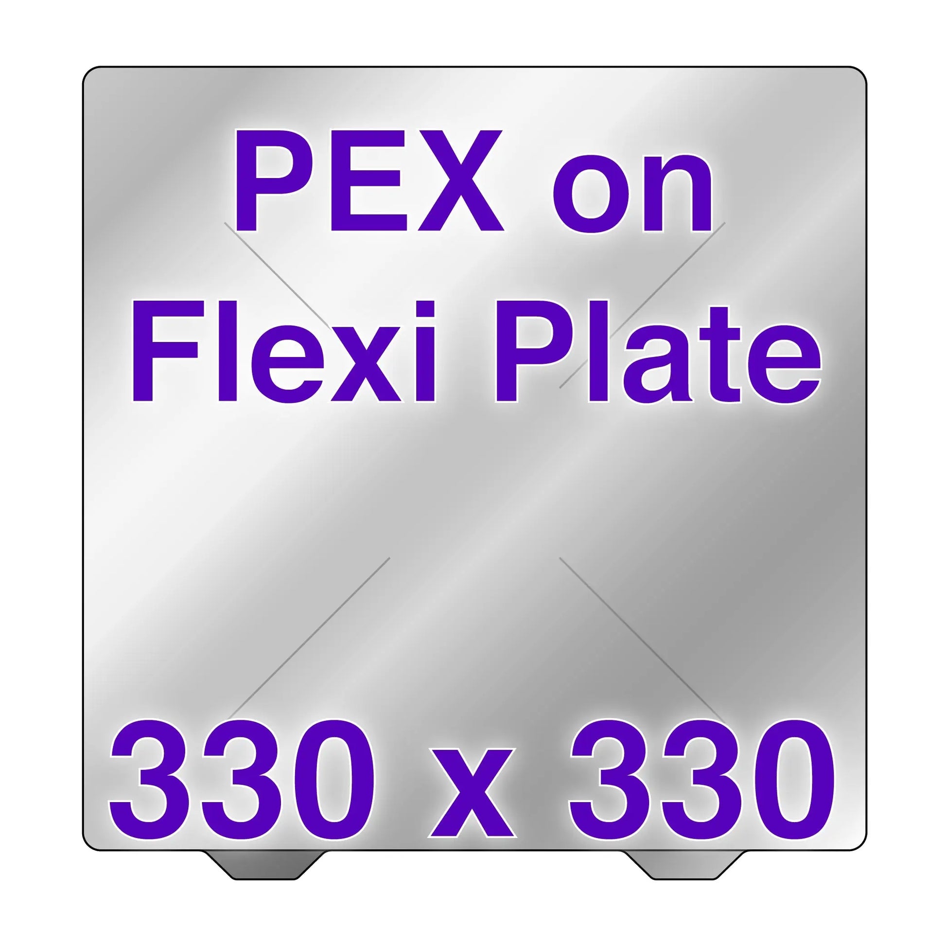 Flexi Plate with PEX - QIDI TECH X-Max 3 - 330 x 330   PEX on Flexi Plate   3DPrintiverse.com