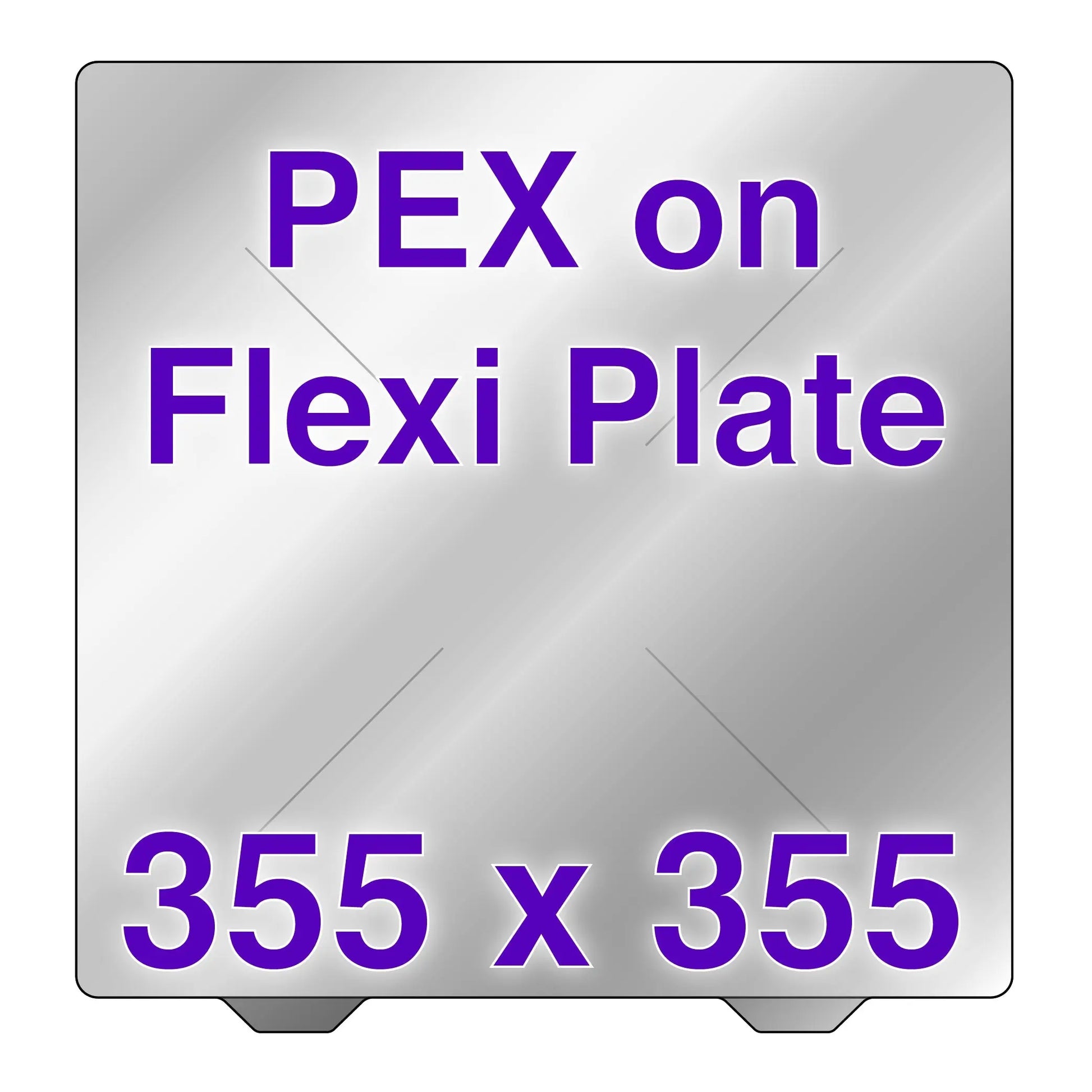 Flexi Plate with PEX - Sovol SV08 and VORON 350 V2 - 355 x 355   PEX on Flexi Plate   3DPrintiverse.com