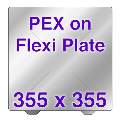 Flexi Plate with PEX - Sovol SV08 and VORON 350 V2 - 355 x 355   PEX on Flexi Plate   3DPrintiverse.com