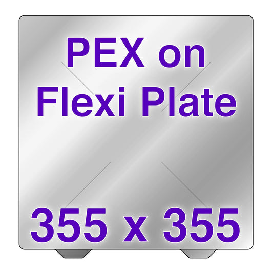 Flexi Plate with PEX - Sovol SV08 and VORON 350 V2 - 355 x 355   PEX on Flexi Plate   3DPrintiverse.com