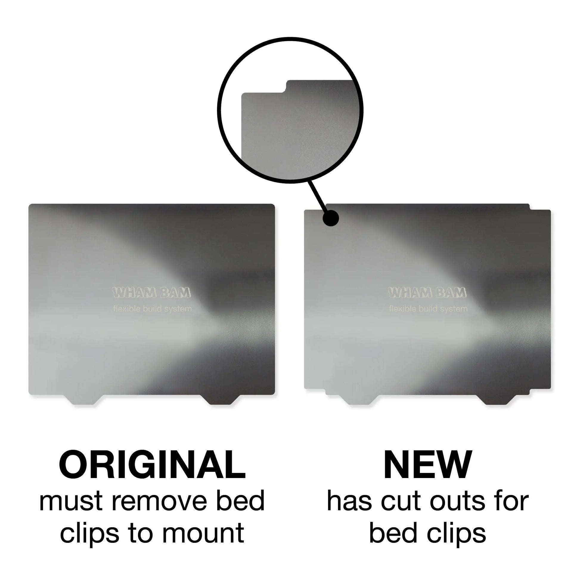 Flexi Plate with Textured ULTEM PEI - 355 x 275 w/ Cut Out Corners   Powder Painted Flexi Plate   3DPrintiverse.com