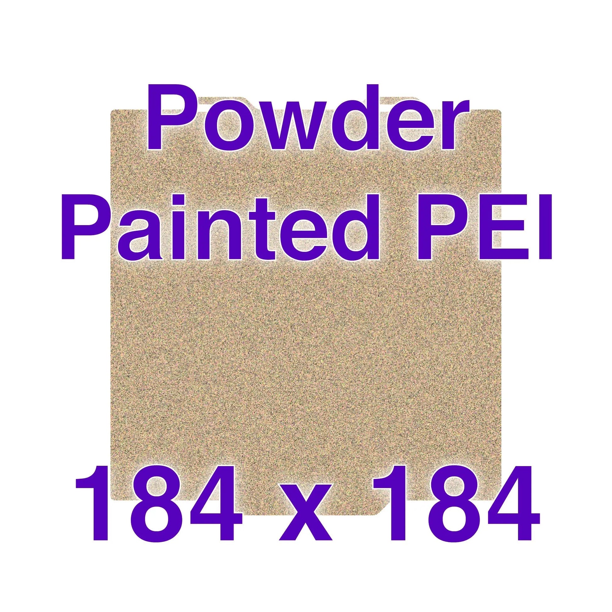 Flexi Plate with Textured ULTEM PEI - Bambu Lab A1 mini - 184 x 184   Powder Painted Flexi Plate   3DPrintiverse.com