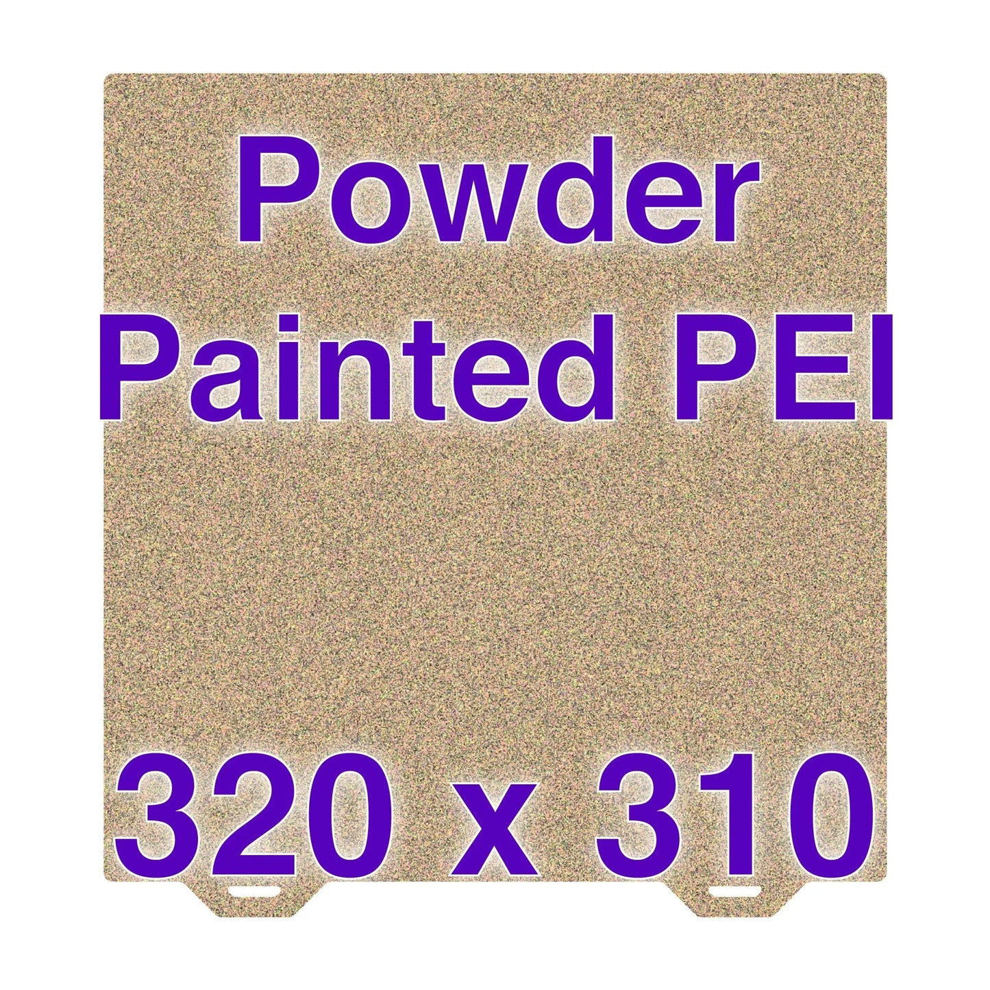 Flexi Plate with Textured ULTEM PEI - Creality CR-10S Pro - 320 x 310   Powder Painted Flexi Plate   3DPrintiverse.com