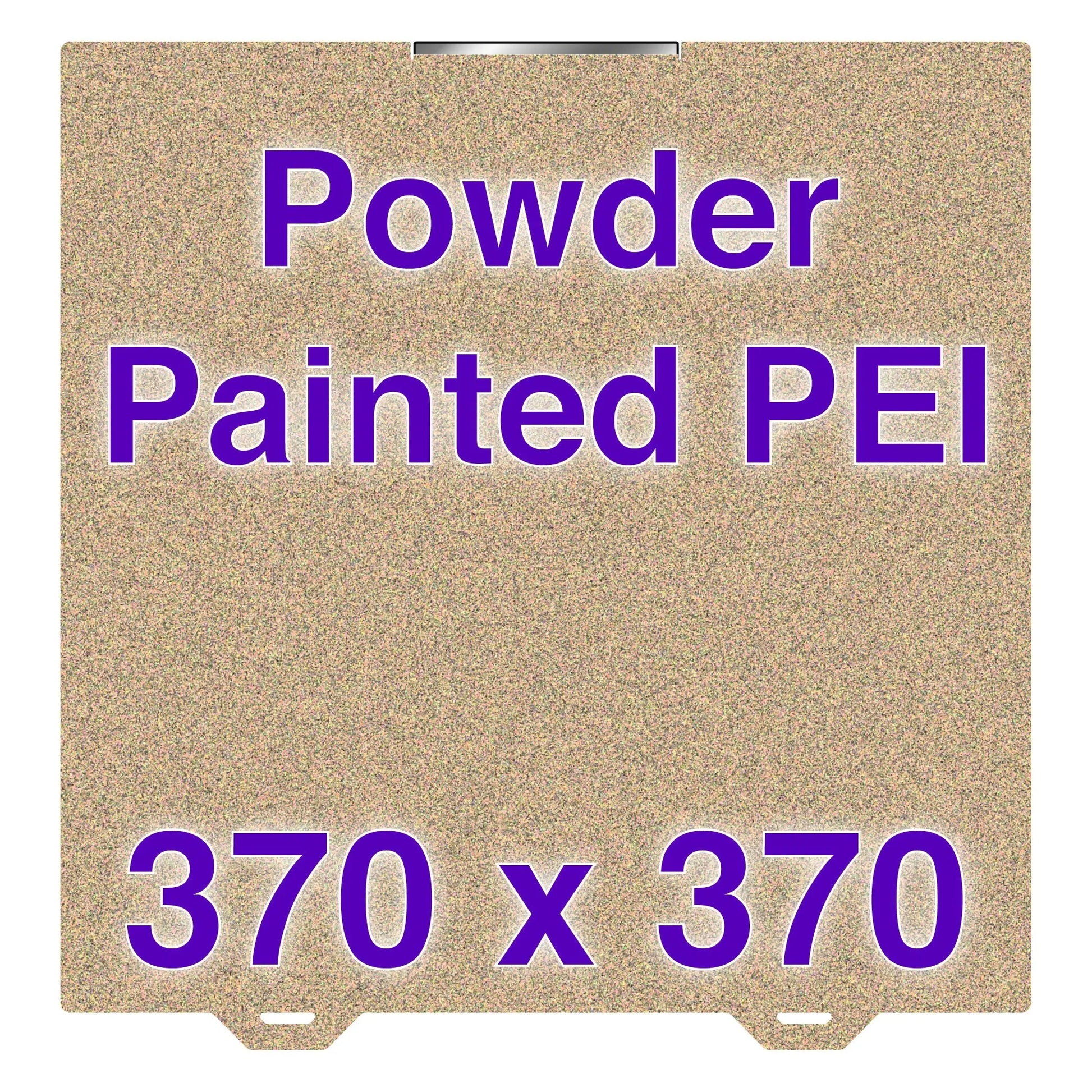 Flexi Plate with Textured ULTEM PEI - Creality K2 Plus 370 x 370   Powder Painted Flexi Plate   3DPrintiverse.com